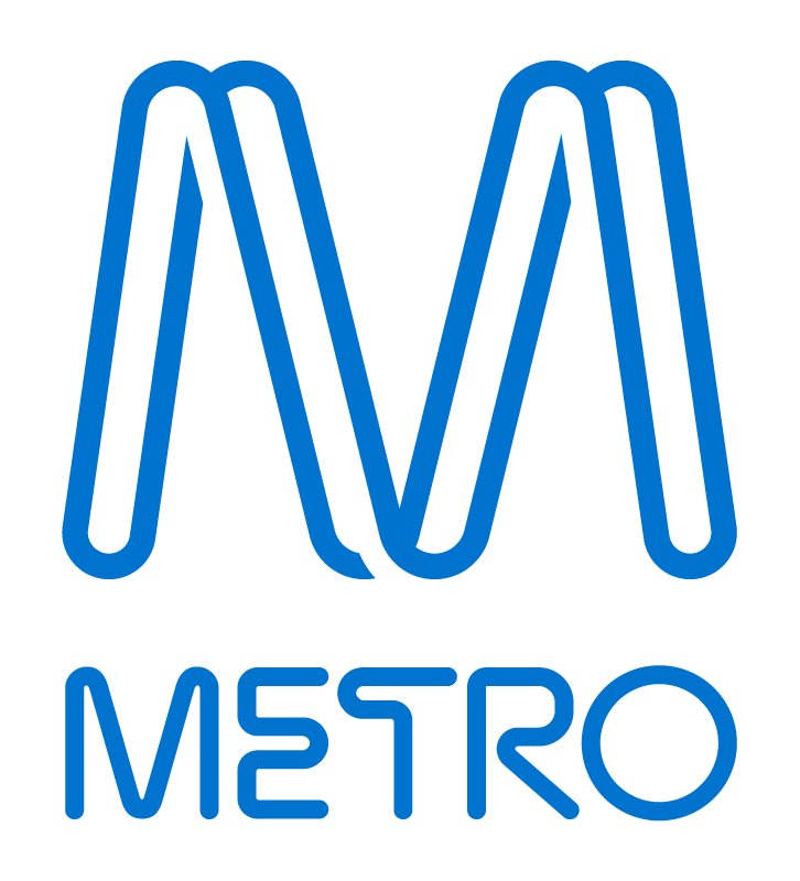 Metro Vertical Blue