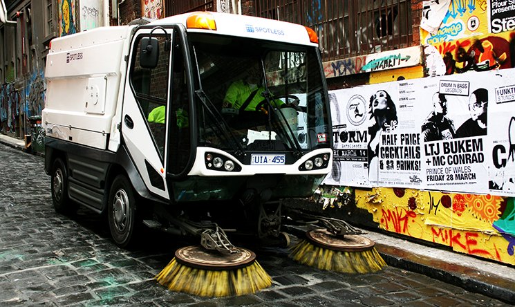 City Of Melbourne street cleaner